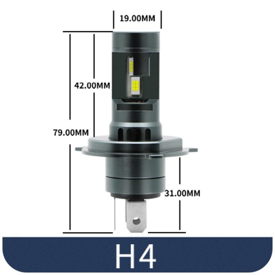 EM Automotive® Żarówki LED H4 6000K CANBUS 1:1 Nowa Generacja Diod CSP -zdjęcie numer 8