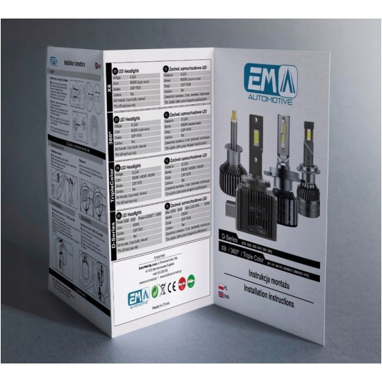 EM Automotive® Żarówki LED H4 6000K CANBUS 1:1 Nowa Generacja Diod CSP -zdjęcie numer 5