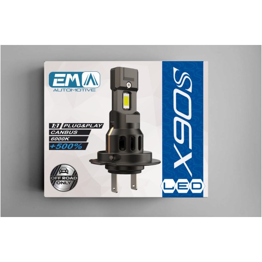EM Automotive® Żarówki LED H7 6000K CANBUS 1:1 Super White Diody CSP -zdjęcie numer 4