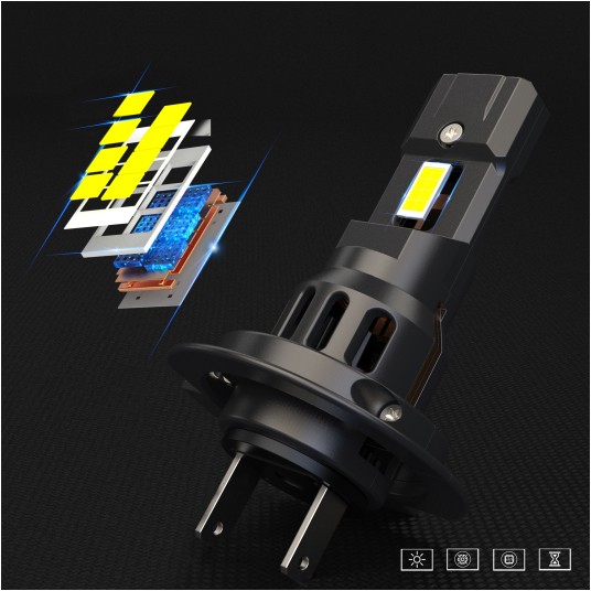 EM Automotive® Żarówki LED H7 6000K CANBUS 1:1 Super White Diody CSP -zdjęcie numer 12