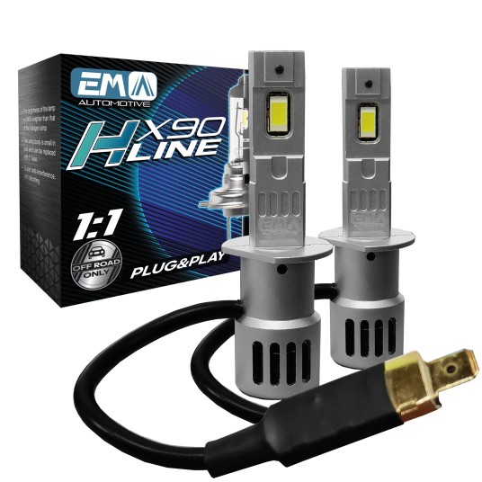 EM Automotive® Żarówki Retrofit LED H1 Plug and Play 1:1 CANBUS 70 W 12V 6000K -zdjęcie numer 1