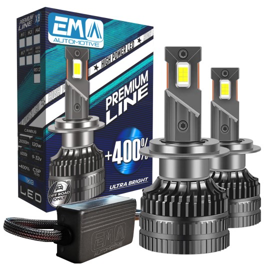 EM Automotive® Żarówki Retrofit LED H7 120 W 28000 LM CANBUS -zdjęcie numer 1