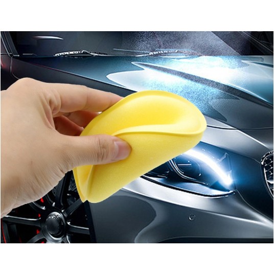 EM Automotive® Zestaw 2 Gąbek do Woskowania Aplikator Pad -zdjęcie numer 4