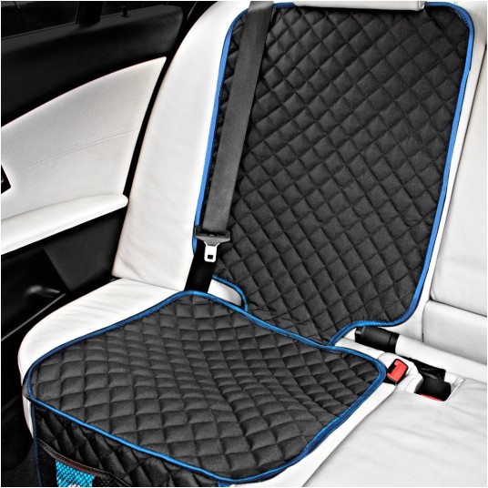 EM Automotive® Zestaw Mat Ochronnych pod Fotelik Samochodowy z Organizerem i Otworem ISOFIX -zdjęcie numer 16