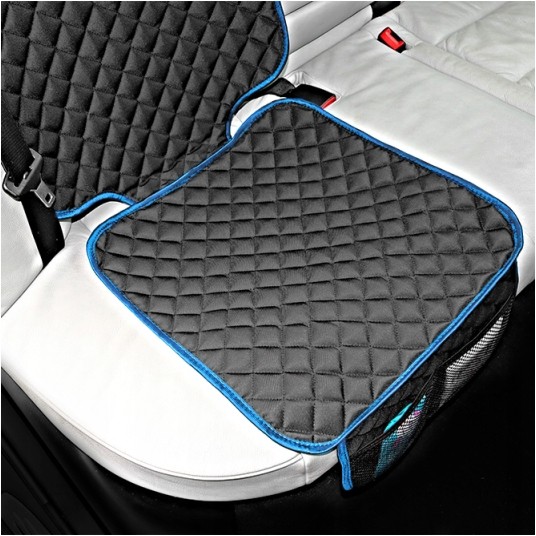 EM Automotive® Zestaw Mat Ochronnych pod Fotelik Samochodowy z Organizerem i Otworem ISOFIX -zdjęcie numer 9