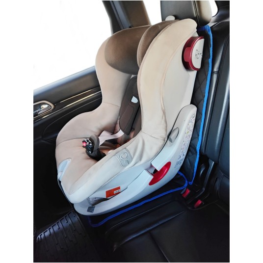 EM Automotive® Zestaw Mat Ochronnych pod Fotelik Samochodowy z Organizerem i Otworem ISOFIX -zdjęcie numer 5