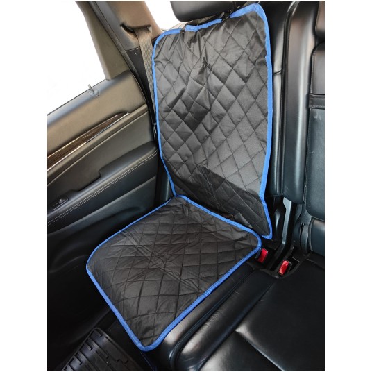 EM Automotive® Zestaw Mat Ochronnych pod Fotelik Samochodowy z Organizerem i Otworem ISOFIX -zdjęcie numer 4