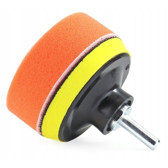 EM Automotive® Zestaw Padów Polerskich z Rzepem i Adapterem 80 mm 11 Elementów -zdjęcie numer 3