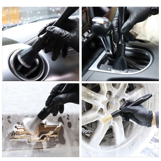 EM Automotive® Zestaw Pędzli Detailingowych do Wnętrza Auta Kokpitu Kratek Nawiewu i Felg -zdjęcie numer 15