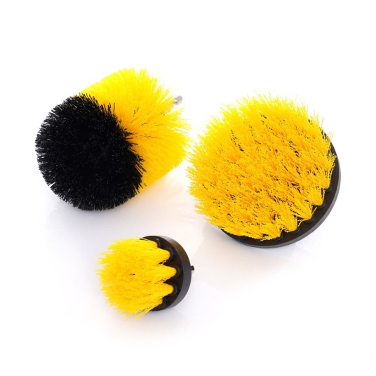 EM Automotive® Zestaw Szczotek Czyszczących na Wiertarkę i Wkrętarkę 5 cm 8 cm 10 cm -zdjęcie numer 11
