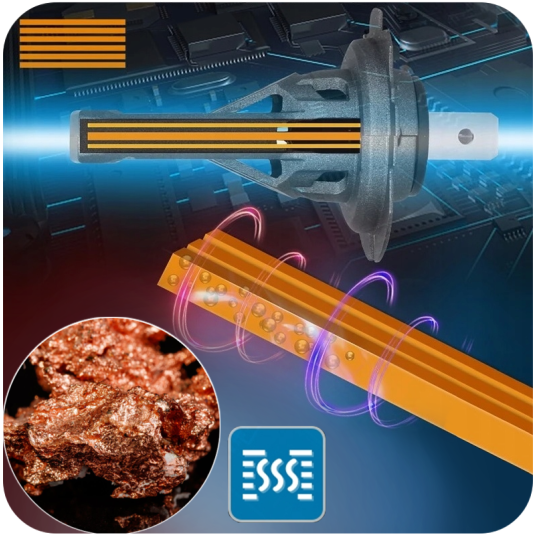 EM Automotive® Zestaw Żarówek LED DP-7 H7 Plug and Play Komplet 2 Sztuki -zdjęcie numer 3
