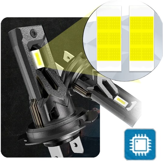 EM Automotive® Zestaw Żarówek LED DP-7 H7 Plug and Play Komplet 2 Sztuki -zdjęcie numer 4