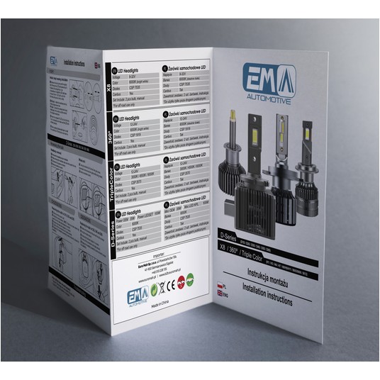 EM Automotive® Zestaw Żarówek LED Premium Line H1 360° 100 W Komplet 2 Sztuki -zdjęcie numer 5