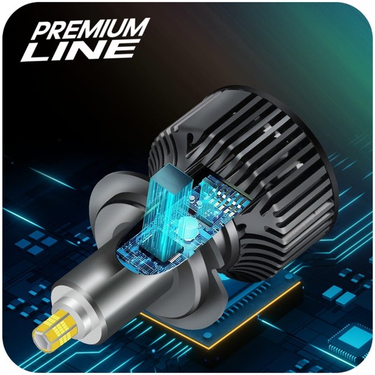 EM Automotive® Zestaw Żarówek LED Premium Line H1 360° 100 W Komplet 2 Sztuki -zdjęcie numer 11