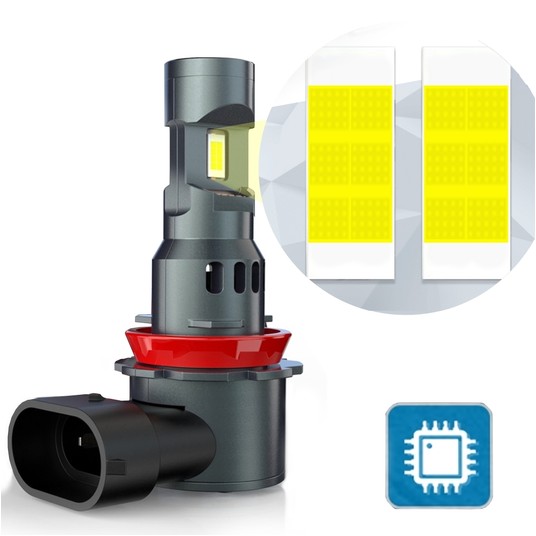 EM Automotive® Zestaw Żarówek LED X90 H11 Plug and Play Komplet 2 Sztuki -zdjęcie numer 6