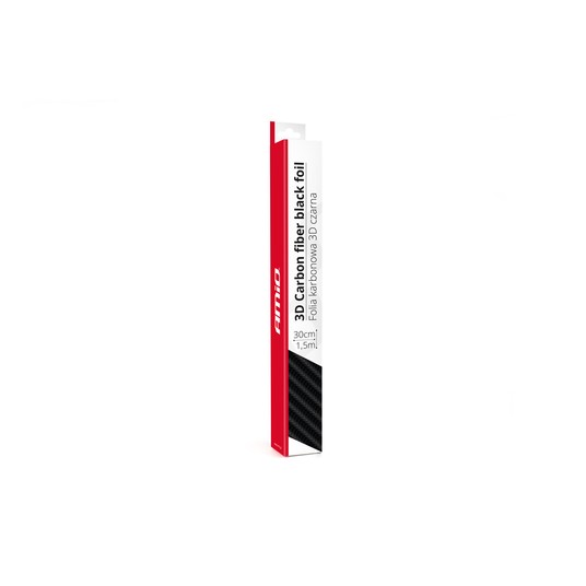 Folia karbonowa carbon 3D czarna 30cm x 150cm AMIO-02598 -zdjęcie numer 2