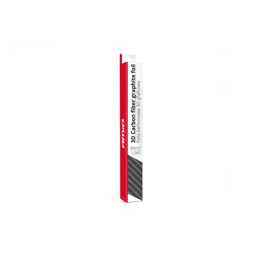 Folia karbonowa carbon 3D grafitowa 30cm x 150cm AMIO-02599 -zdjęcie numer 2