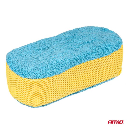 Gąbka do mycia auta samochodu z mikrofibry AMIO-03840 -zdjęcie numer 3