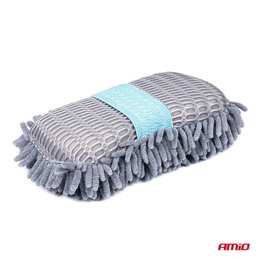Gąbka do mycia czyszczenia samochodu z mikrofibry Cwash-08 AMIO-01275 -zdjęcie numer 4