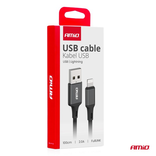 Kab. do ład. USB-A - LIGHTNING IPHONE 2A 100cm -photo number 2