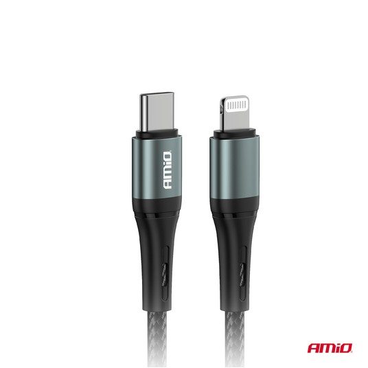 Kab. do ład. USB-C - IPHONE LIGHTNING 20W 100cm -photo number 3