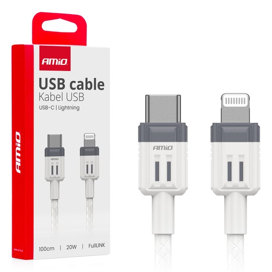 Kab. do ład.USB-C - IPHONE LIGHTNING FullLINK 20W -photo number 1