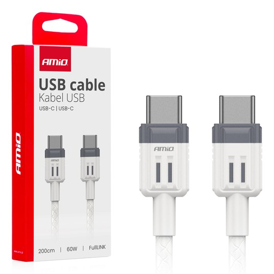 Kab. do ład. USB-C - USB-C 60W 200cm -photo number 1