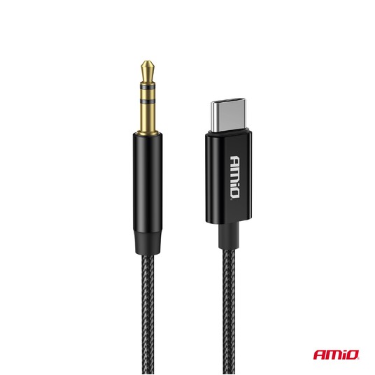 Kabel audio USB-C na AUX Mini Jack 3.5mm 1m -photo number 4