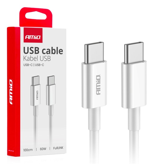 Kabel do ładowania USB-C - USB-C 60W 100cm FullLINK -zdjęcie numer 1