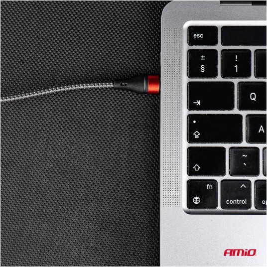 Kabel UC-19 USB-C + Lightning iphone 200 cm FullLINK AMIO-02931 -zdjęcie numer 5