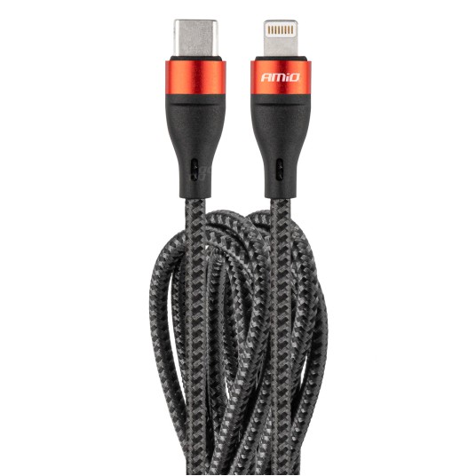 Kabel UC-19 USB-C + Lightning iphone 200 cm FullLINK AMIO-02931 -zdjęcie numer 1