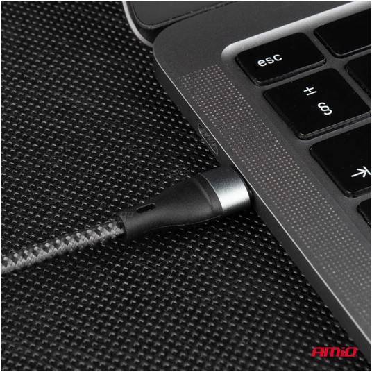 Kabel USB-C + USB-C 100 cm FullLINK UC-16 AMIO-02928 -zdjęcie numer 5