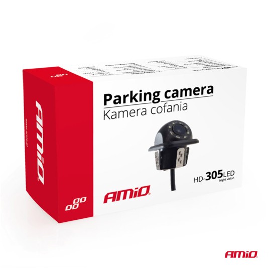 Kamera cofania parkowania HD-305 LED Night Vision AMIO-02165 -zdjęcie numer 2
