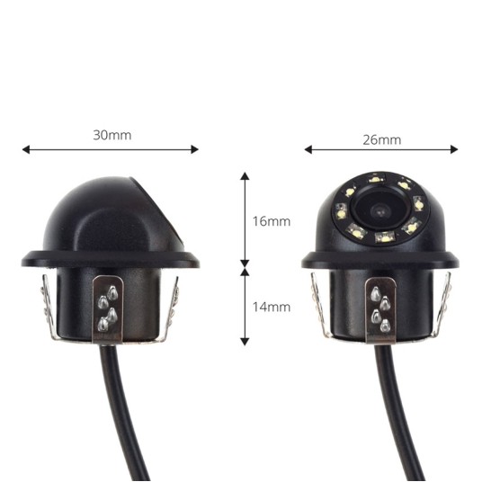 Kamera cofania parkowania HD-305 LED Night Vision AMIO-02165 -zdjęcie numer 3