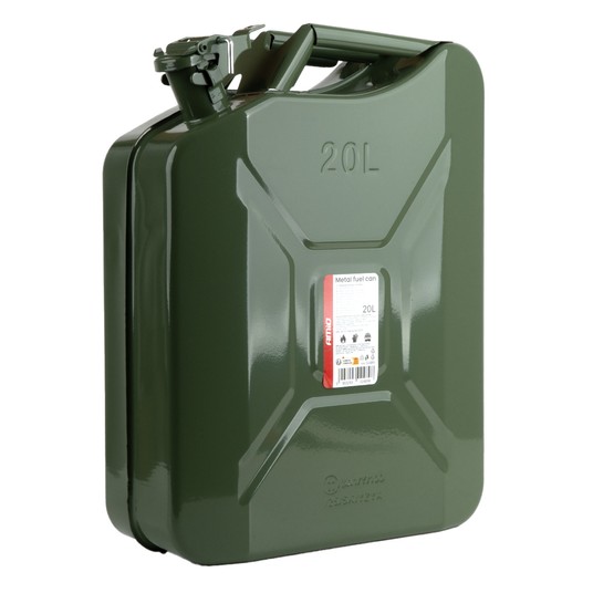 Kanister metalowy na paliwo 20L AMIO-02489 -zdjęcie numer 1