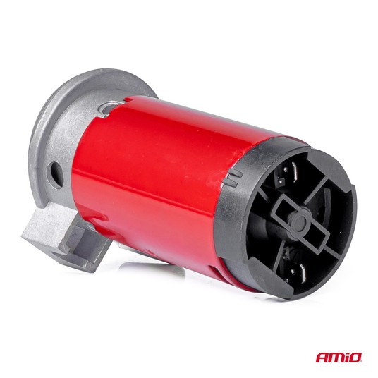Klakson sygnał dźwiękowy fanfara chrom 12V AMIO-03618 -zdjęcie numer 4
