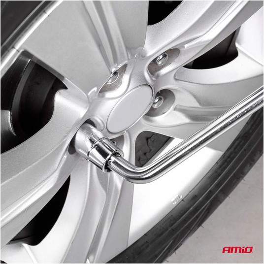Klucz do kół teleskopowy TWW 17 mm 19 mm AMIO-01037 -zdjęcie numer 7