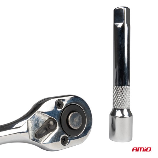 Klucz nasadowy grzechotka zestaw 11 szt 1/2" 10-24mm -zdjęcie numer 6