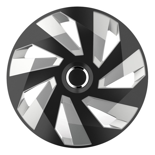 Kołpak / Wheel Cover Vector RC SILVER&BLACK 15" -zdjęcie numer 1