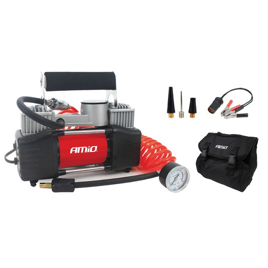 Kompresor sam.AComp-4 metalowy 2 cylindry 12V HQ -photo number 3