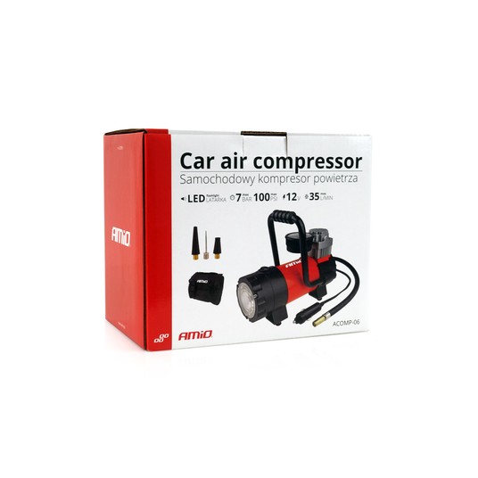 Kompresor samochodowy 12V HQ LED ACOMP-06 -photo number 2