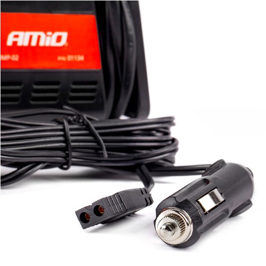 Kompresor samochodowy pompka 12V 230V ACOMP-02 AMIO-01134 -zdjęcie numer 10