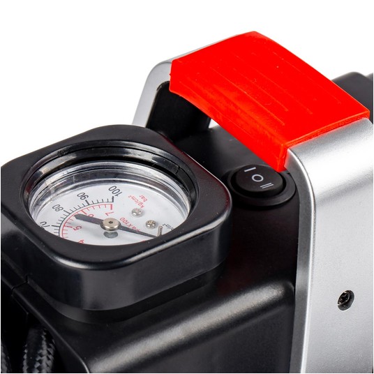 Kompresor samochodowy pompka 12V 230V ACOMP-02 AMIO-01134 -zdjęcie numer 11