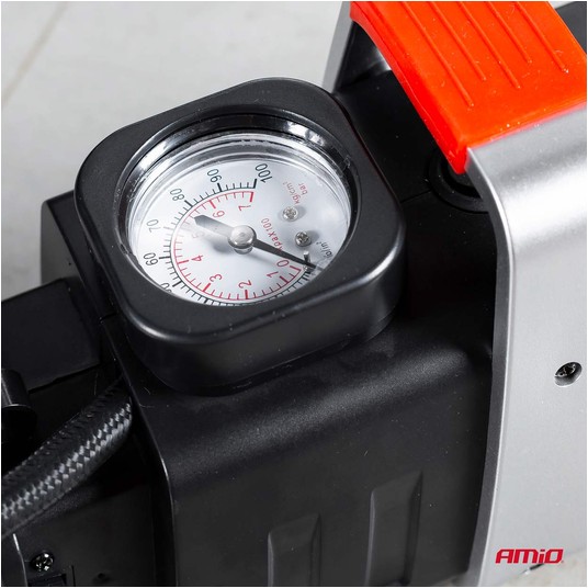 Kompresor samochodowy pompka 12V 230V ACOMP-02 AMIO-01134 -zdjęcie numer 5