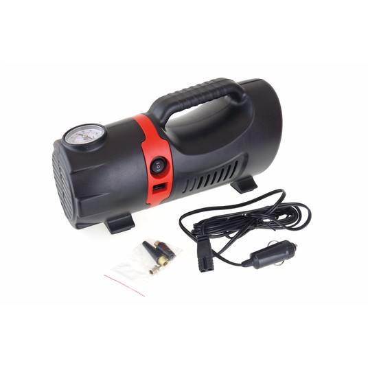 Kompresor samochodowy pompka 12V 230V ACOMP-09 AMIO-02383 -zdjęcie numer 7
