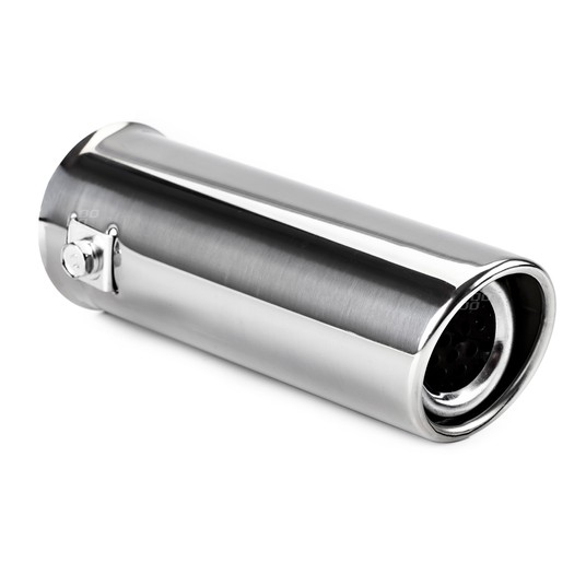 Końcówka tłumika wydechu stal nierdzewna MT 002 chrom AMIO-01302 -zdjęcie numer 1