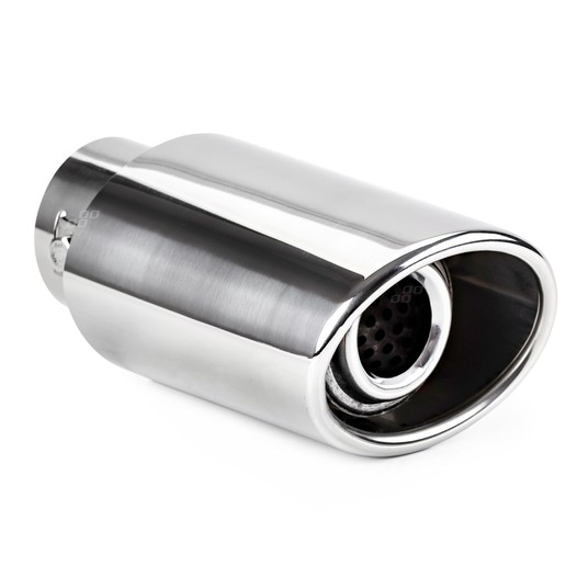 Końcówka tłumika wydechu stal nierdzewna MT 003 chrom AMIO-01303 -zdjęcie numer 1