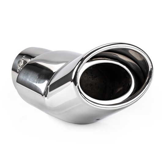 Końcówka tłumika wydechu stal nierdzewna MT 005 chrom AMIO-01305 -zdjęcie numer 1