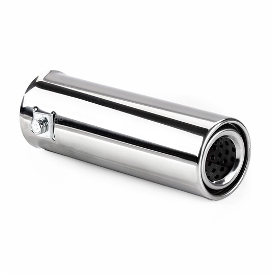 Końcówka tłumika wydechu stal nierdzewna MT 009 chrom AMIO-01309 -zdjęcie numer 1