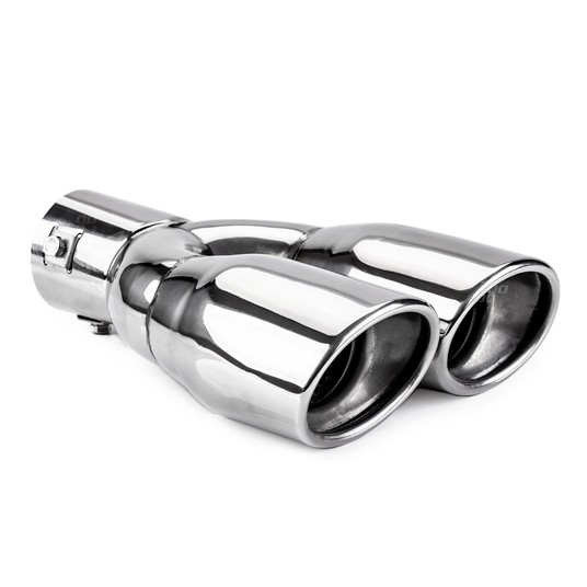 Końcówka tłumika wydechu stal nierdzewna MT 010 chrom AMIO-01310 -zdjęcie numer 1